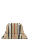 Burberry Beige Signature Bucket Hat In Beige