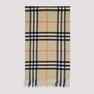BURBERRY BEIGE SIGNATURE SCARF