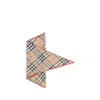 Burberry Check Silk Scarf Scarves And Foulards Multicolor In Multi