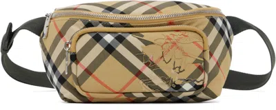 Burberry Beige Small Check Belt Bag