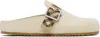 Burberry Slip-on Clog With Suede Finish And Buckle Detail