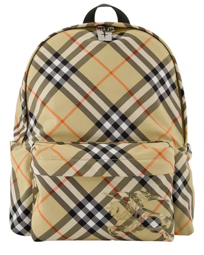 Pre-owned Burberry Beige Synthetic Classic Small Backpack (authentic Pre-loved) In Neutral