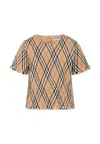 Burberry Top  Kids Color Beige In Beige