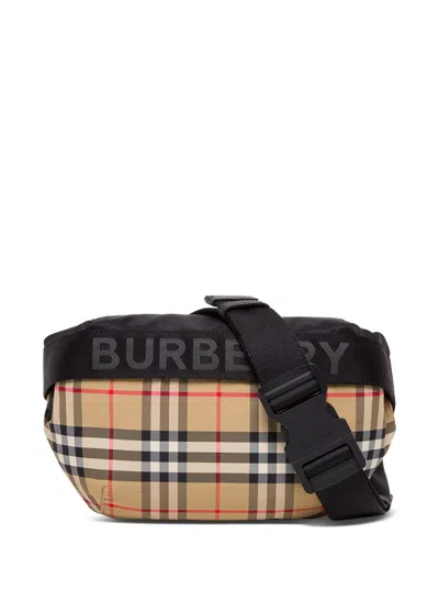 Burberry Beige Vintage Check Crossbody Bag