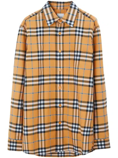 Burberry Vintage-check Cotton Shirt In Multicolor