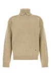 Burberry Beige Wool Blend Sweater In Beige