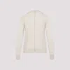 Burberry Beige Wool Cardigan In White