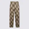 Burberry Ered Wool Tailored Trousers In Camp Ip Check