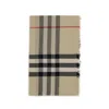 Burberry Women Check Wool Scarf In Brown