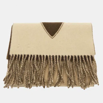 Burberry Beige Wool Scarves