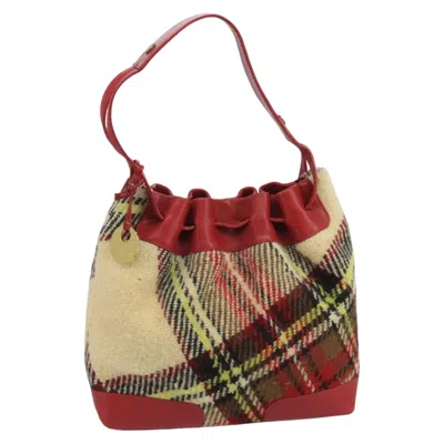 Pre-owned Burberry Beige Wool Shoulder Bag ()