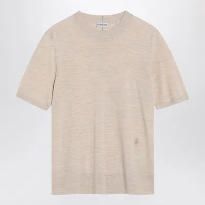 BURBERRY BURBERRY  BEIGE WOOL SWEATER