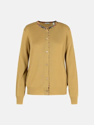 Burberry Beige Wool Sweater In Sand