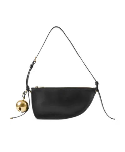 BURBERRY BURBERRY BELL DETAILED ZIPPED SHOULDER BAG