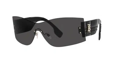 Pre-owned Burberry Bella Be 3137 Black/grey 45/14/140 Women Sunglasses