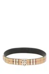 Burberry Belt In Archive Beige Silver