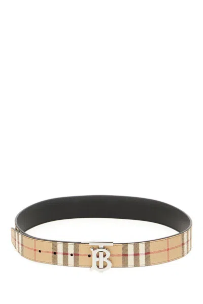 Burberry Belt In Archive Beige Silver