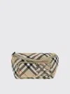 Burberry Men Check Archive Fanny Pack In Beige