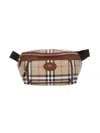 Burberry Check Pattern Belt Bag Adjustable Strap In Brown
