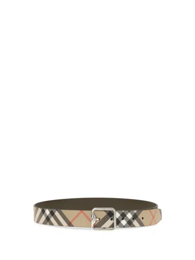 Burberry Belt In Brown