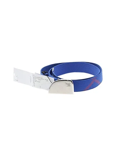 Pre-owned Burberry Belt In Blue