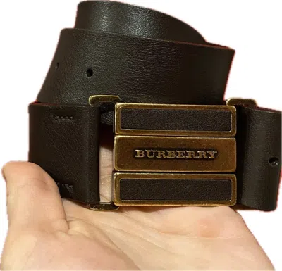Pre-owned Burberry Belt In Brown