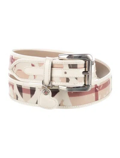 Pre-owned Burberry Belt In Brown