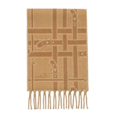 Burberry Belt Check Cashmere Scarf