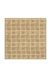 Burberry Belt Check Silk Scarf In Brown