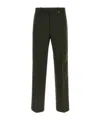 Burberry Wool Trousers With Back Pockets And Belt Loops In Black