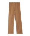 Burberry Belt-loop Casual Pants In Brown