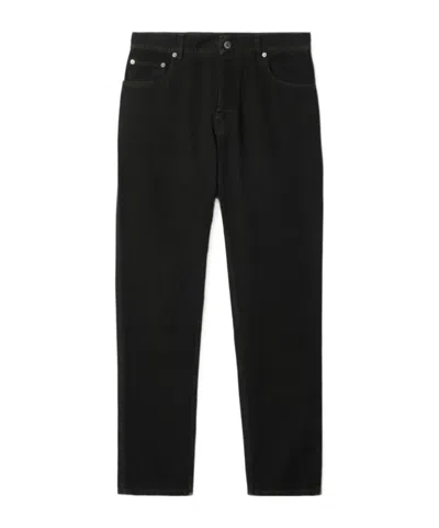 Burberry Belt-loop Jeans In Black