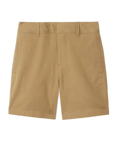 BURBERRY BURBERRY KIDS LOGO-EMBROIDERED SHORTS