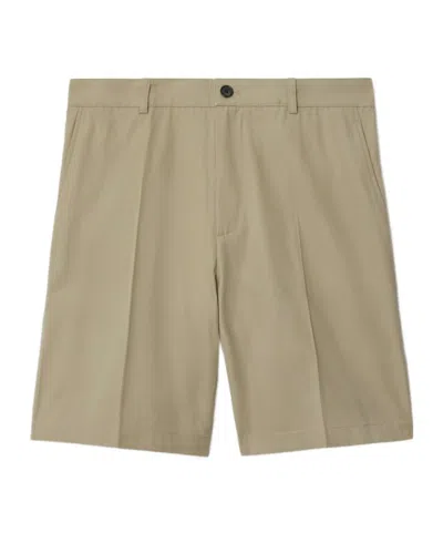 Burberry Belt Loops Shorts In Nude