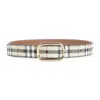 Burberry Belt In Gray