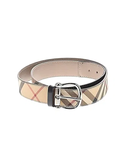 Pre-owned Burberry Belt In Tan