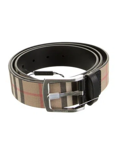 Pre-owned Burberry Belt W/ Tags In Neutral