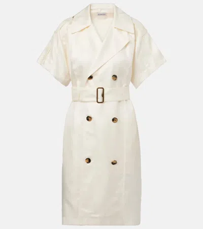 BURBERRY BELTED MIDI DRESS