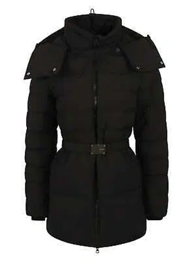 Pre-owned Burberry Belted Padded Jacket In Black