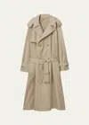 BURBERRY BELTED TRENCH COAT