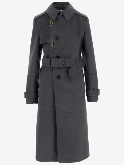BURBERRY BELTED TRENCH COAT