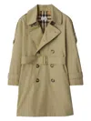 Burberry Belted Trench Coat In Neutrals