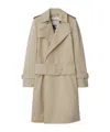 Burberry Belted Trench Coat In Nude