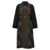 Burberry Embroidered Gabardine Bradford Trench Coat