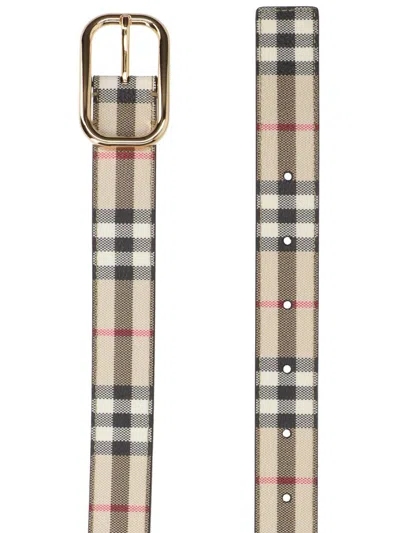 Burberry Belts In Beige