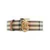 Burberry Belt In Beige