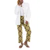 Burberry Benssen Ekd Embroidered-logo Denim Jacket In White