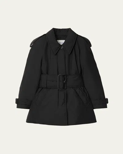 BURBERRY BERRYHILL BELTED PADDED TRENCH COAT