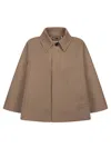 Burberry Bespoke Brown Trench Coat With Structured Collar In Brown