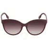 Burberry Betty Gradient Violet Cat Eye Ladies Sunglasses Be4365f 39798h 57 In Multi